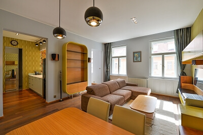 Kubelíkova, Žižkov - Prague 3 | Rent, Apartment One-bedroom (2+kk), 63 m²