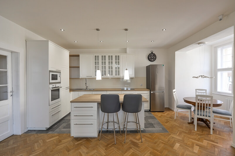 Slezská, Vinohrady - Prague 3 | Rent, Apartment One-bedroom (2+kk), 89 m²