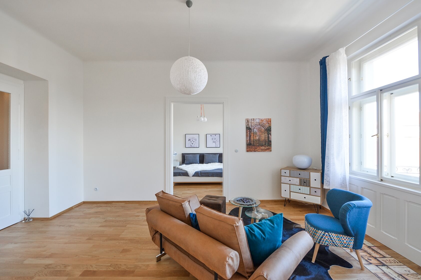 Srbská, Dejvice - Prague 6 | Rent, Apartment One-bedroom (2+kk), 79 m²