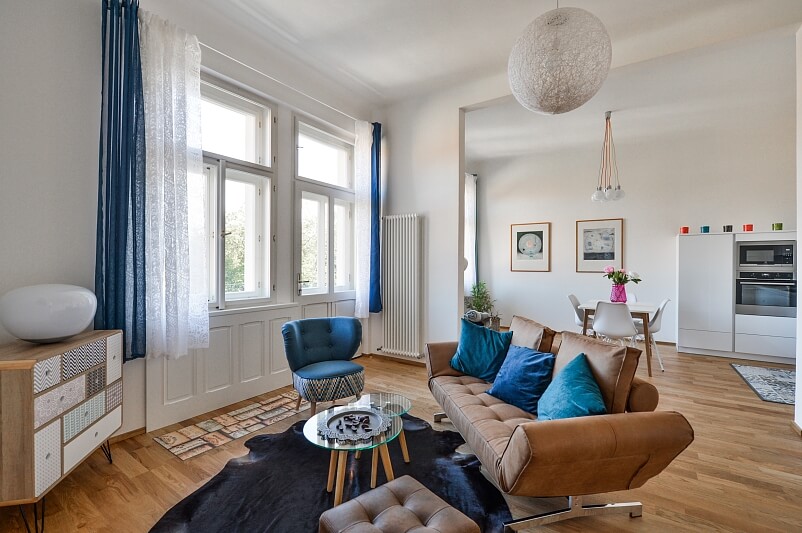 Srbská, Dejvice - Prague 6 | Rent, Apartment One-bedroom (2+kk), 79 m²