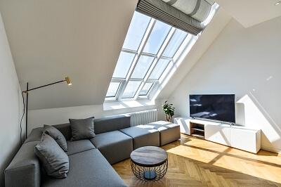 U Rajské zahrady, Žižkov - Prague 3 | Rent, Apartment One-bedroom (2+kk), 61 m²