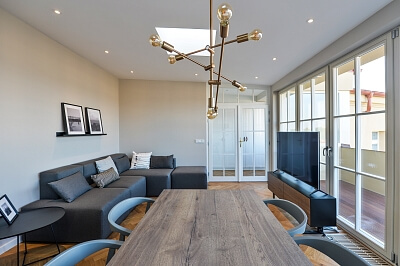 U Rajské zahrady, Žižkov - Prague 3 | Rent, Apartment One-bedroom (2+kk), 73 m²