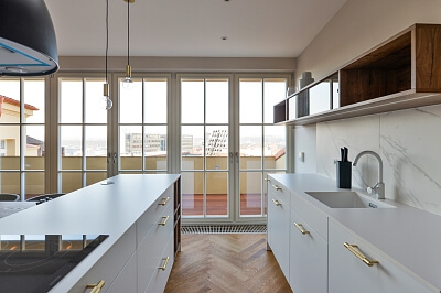 U Rajské zahrady, Žižkov - Prague 3 | Rent, Apartment One-bedroom (2+kk), 73 m²