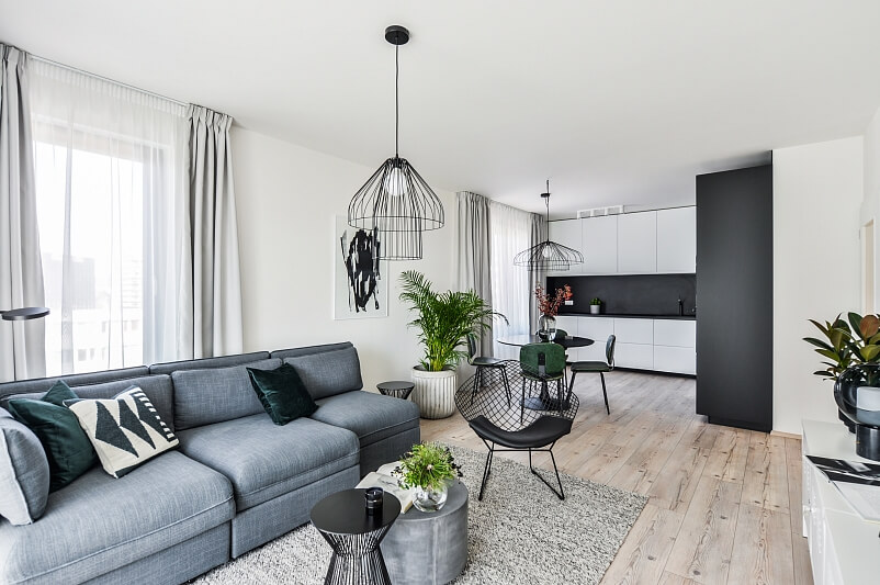 Nekvasilova, Karlín - Prague 8 | Rent, Apartment Two-bedroom (3+kk), 102 m²