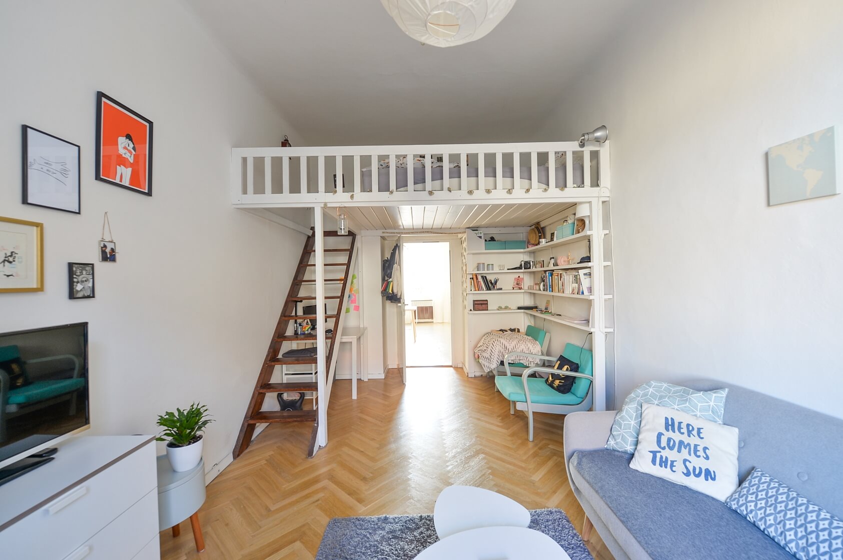 Letohradská, Holešovice - Prague 7 | Rent, Apartment One-bedroom (2+kk), 61 m²