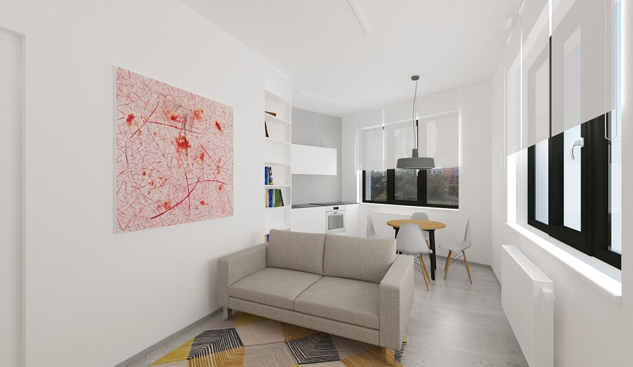 Mlýnská, Brno - střed - Brno-město | Pronájem, Byt 2+kk, 41 m²