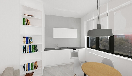 Mlýnská, Brno - střed - Brno-město | Rent, Apartment One-bedroom (2+kk), 41 m²