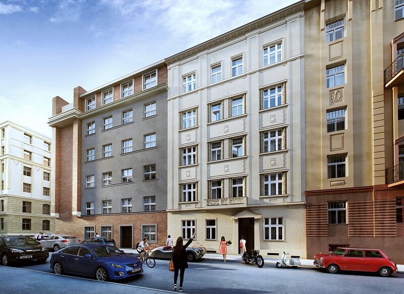 Orelská, Vršovice - Prague 10 | Sale, Apartment One-bedroom (2+kk), 40 m²