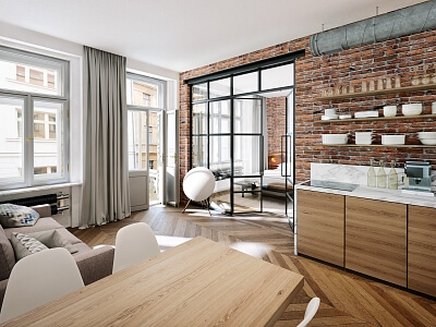 Orelská, Vršovice - Prague 10 | Sale, Apartment One-bedroom (2+kk), 43 m²