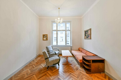 Dienzenhoferovy sady, Smíchov - Prague 5 | Rent, Apartment One-bedroom (2+1), 83 m²