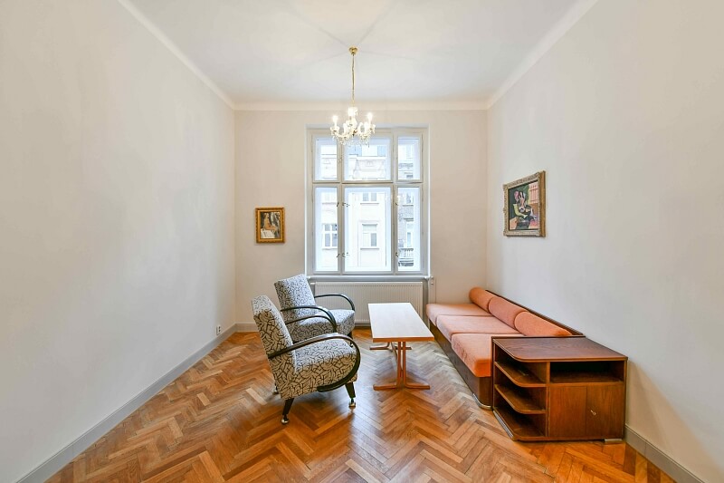 Dienzenhoferovy sady, Smíchov - Prague 5 | Rent, Apartment One-bedroom (2+1), 83 m²