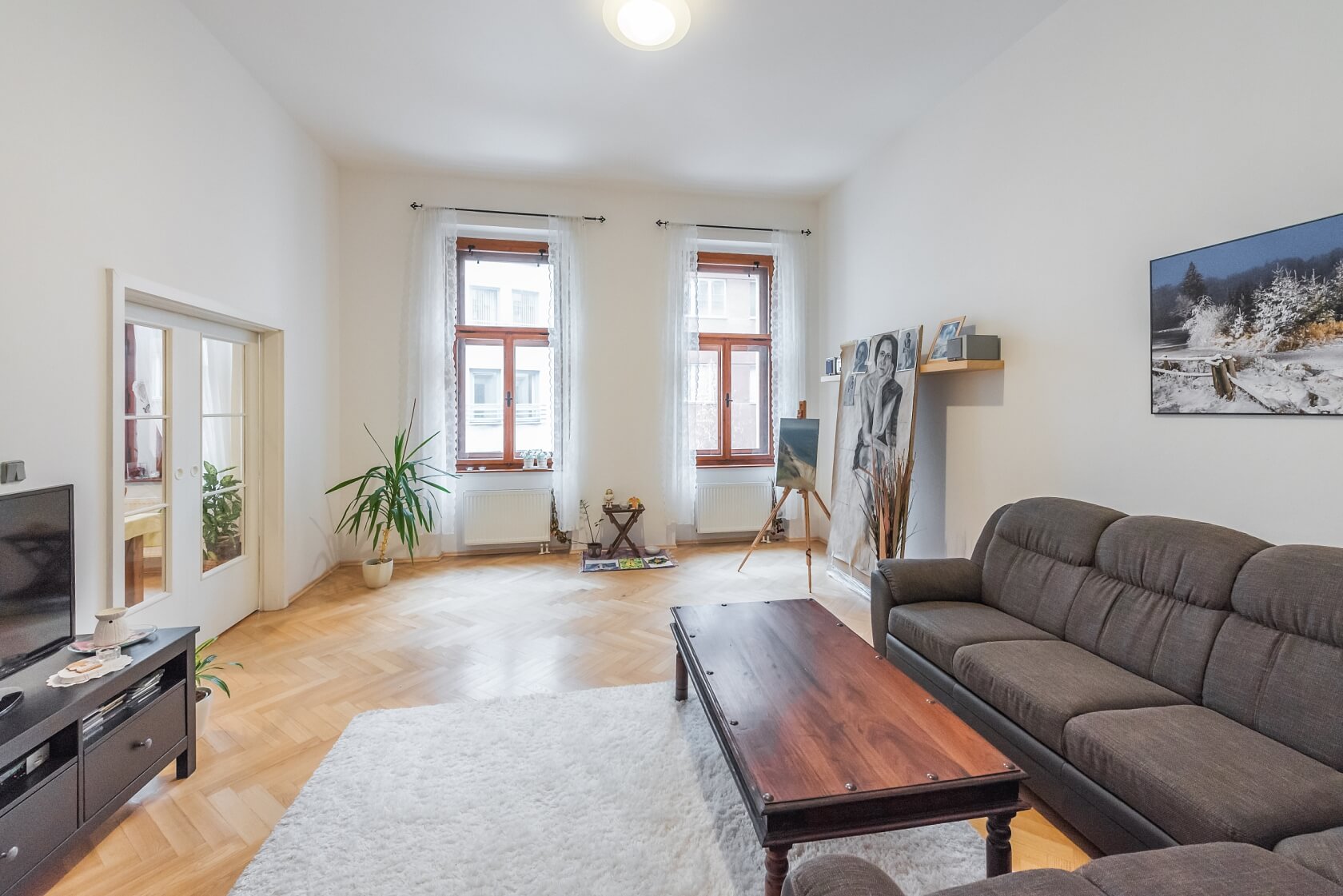 Záhřebská, Vinohrady - Prague 2 | Rent, Apartment Two-bedroom (3+1), 92 m²