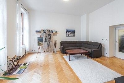 Záhřebská, Vinohrady - Prague 2 | Rent, Apartment Two-bedroom (3+1), 92 m²
