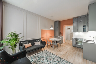 Řehořova, Žižkov - Prague 3 | Rent, Apartment Two-bedroom (3+kk), 78 m²