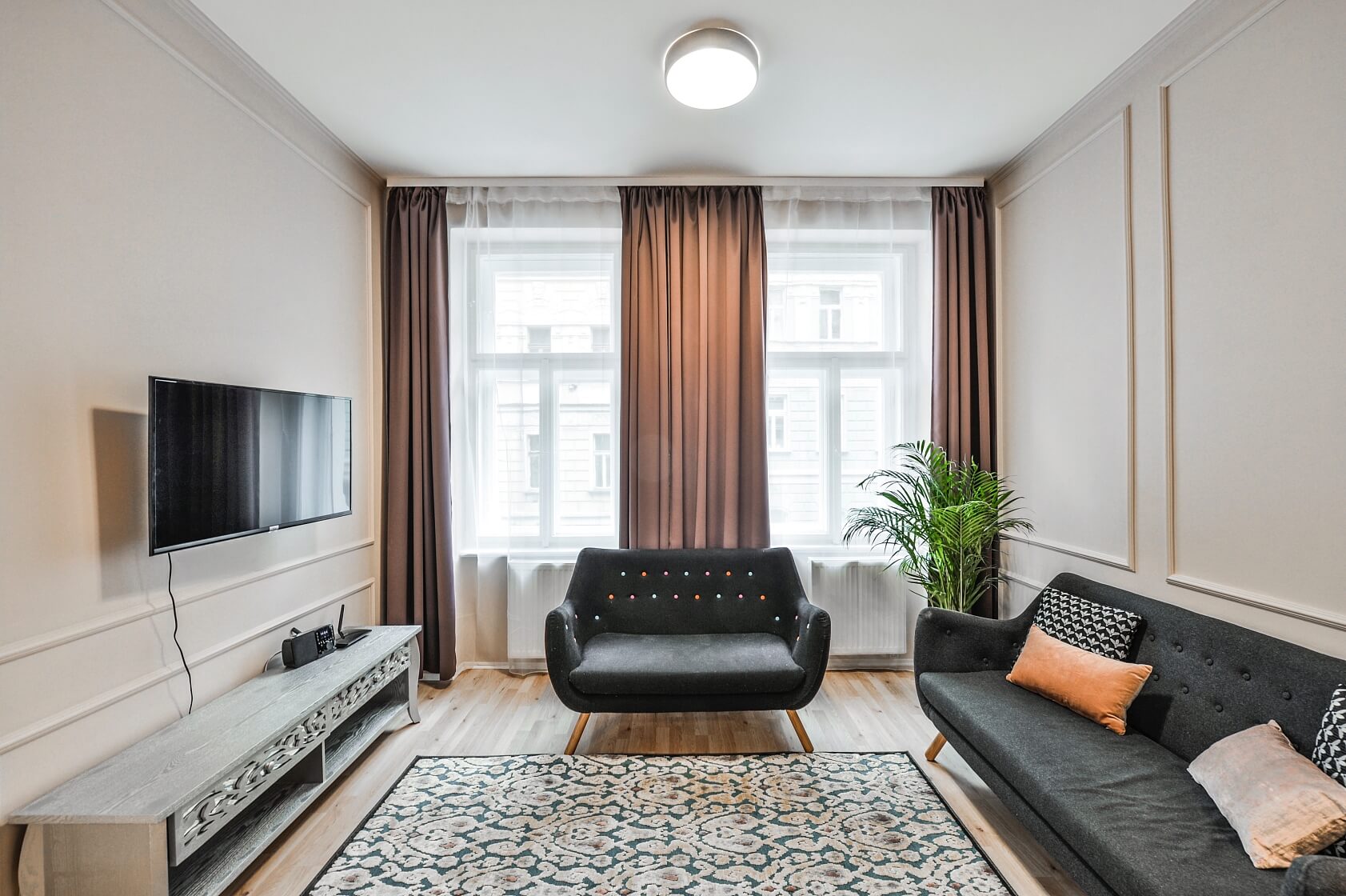 Řehořova, Žižkov - Prague 3 | Rent, Apartment Two-bedroom (3+kk), 78 m²