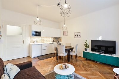 Ševčíkova, Žižkov - Prague 3 | Rent, Apartment One-bedroom (2+kk), 49 m²