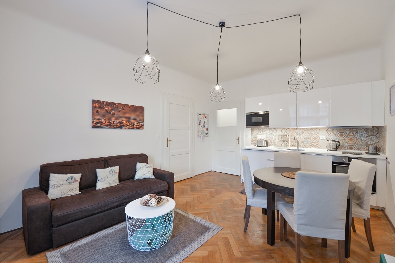Ševčíkova, Žižkov - Prague 3 | Rent, Apartment One-bedroom (2+kk), 49 m²