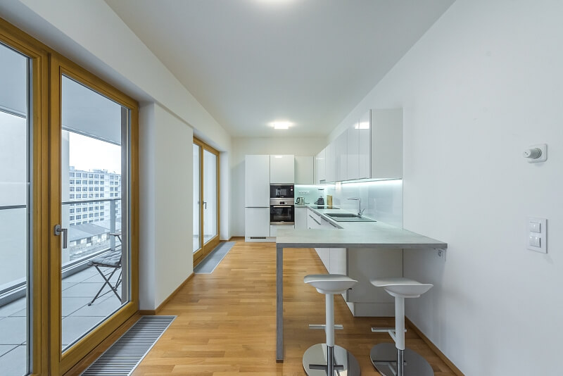 Za Karlínským přístavem, Karlín - Prague 8 | Rent, Apartment One-bedroom (2+1), 78 m²