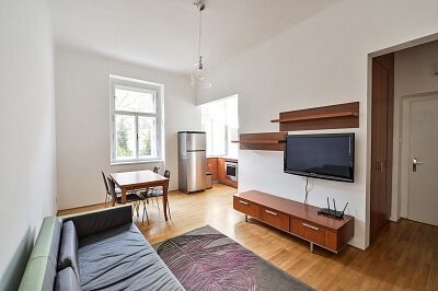 Korunní, Vinohrady - Prague 2 | Rent, Apartment One-bedroom (2+kk), 61 m²