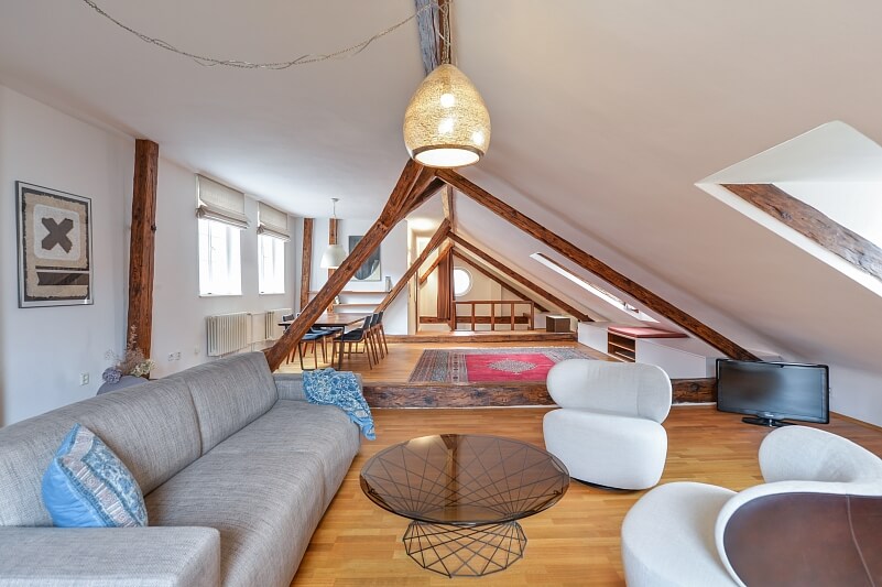 Tržiště, Malá Strana - Praha 1 | Pronájem, Byt 1+kk, 100 m²