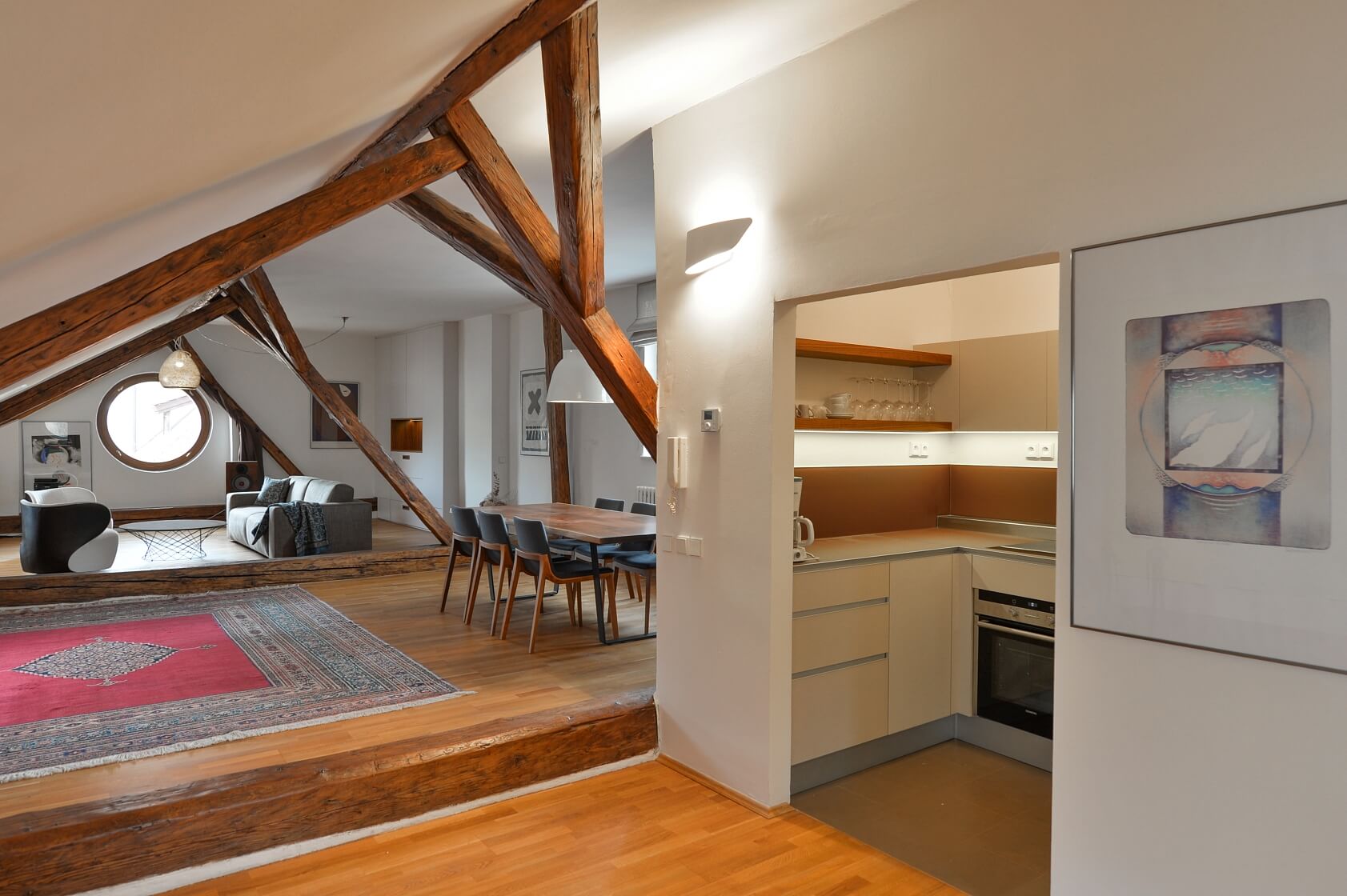 Tržiště, Malá Strana - Praha 1 | Pronájem, Byt 1+kk, 100 m²