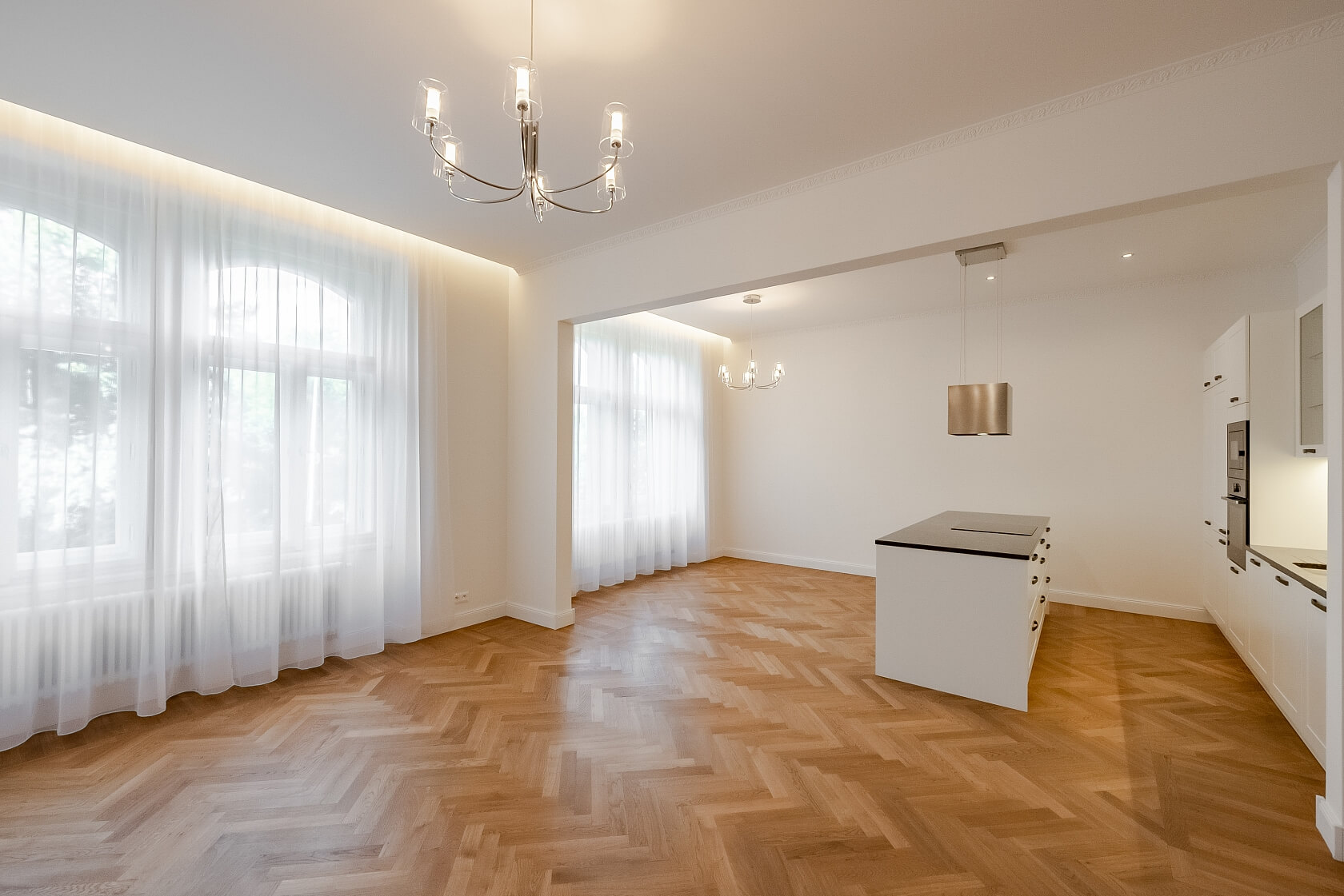 U Rajské zahrady, Žižkov - Prague 3 | Rent, Apartment Two-bedroom (3+kk), 101 m²