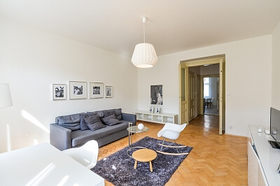 Řipská, Vinohrady - Prague 10 | Rent, Apartment One-bedroom (2+1), 79 m²