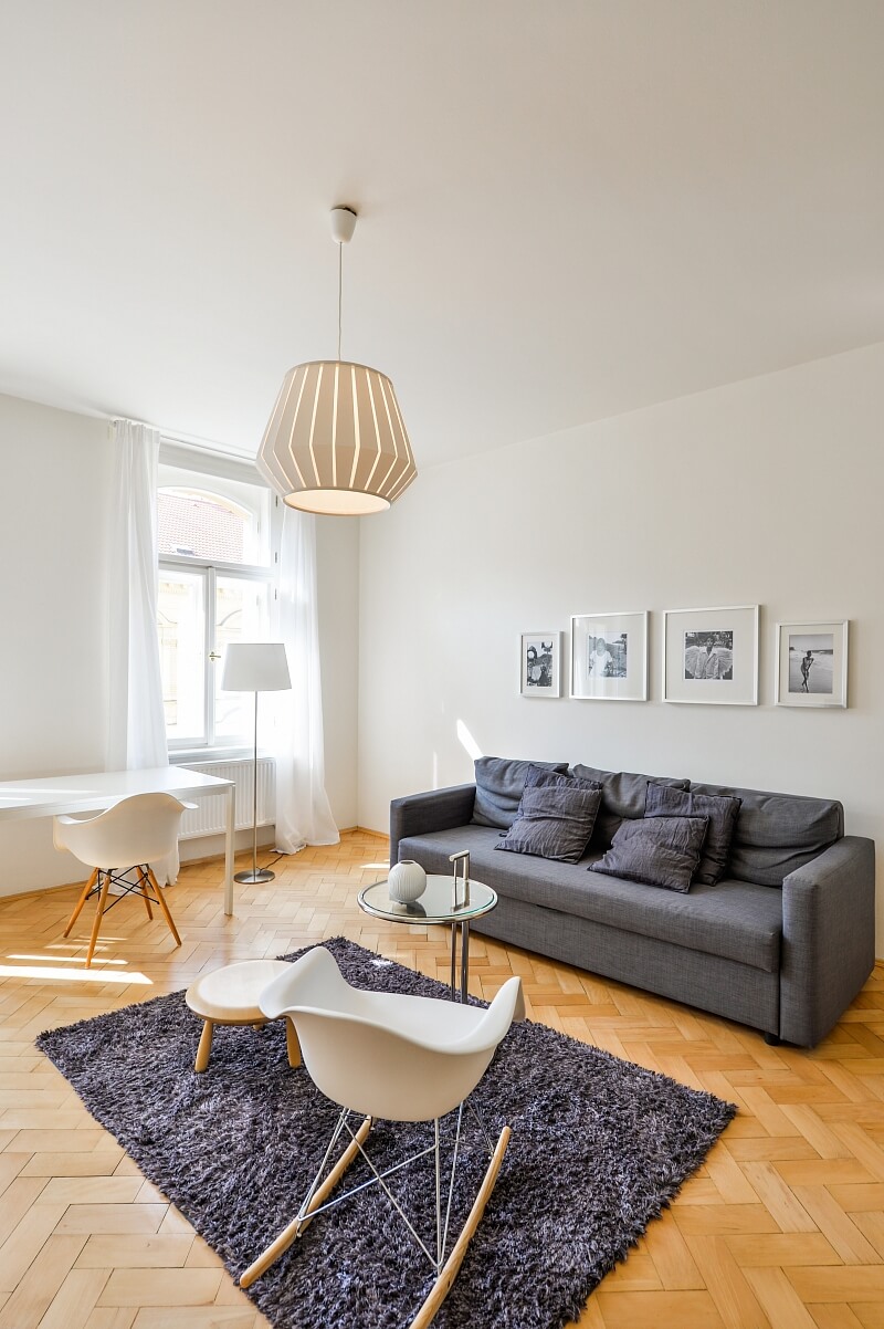 Řipská, Vinohrady - Prague 10 | Rent, Apartment One-bedroom (2+1), 79 m²