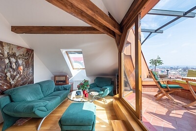 Na Březince, Smíchov - Prague 5 | Rent, Apartment Two-bedroom (3+kk), 112 m²