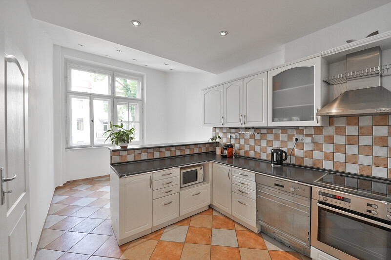 Dienzenhoferovy sady, Smíchov - Prague 5 | Rent, Apartment Two-bedroom (3+1), 121 m²
