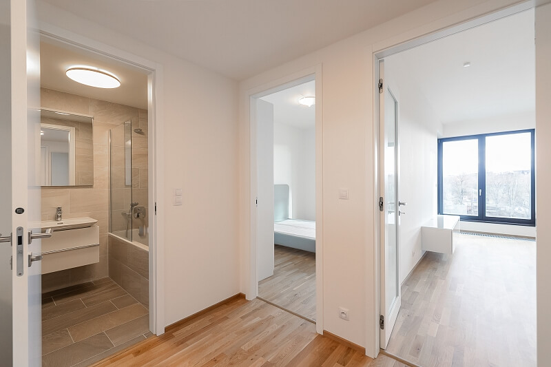 Sanderova, Holešovice - Prague 7 | Rent, Apartment One-bedroom (2+kk), 61 m²