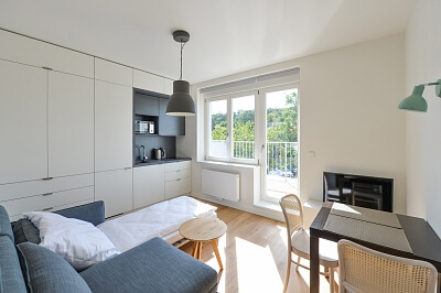Veleslavínská, Veleslavín - Praha 6 | Pronájem, Byt 1+kk, 28 m²