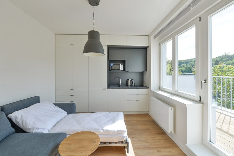 Veleslavínská, Veleslavín - Prague 6 | Rent, Apartment Studio (1+kk), 28 m²