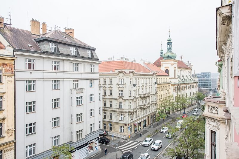 Ječná, Nové Město - Prague 2 | Rent, Apartment One-bedroom (2+1), 85 m²
