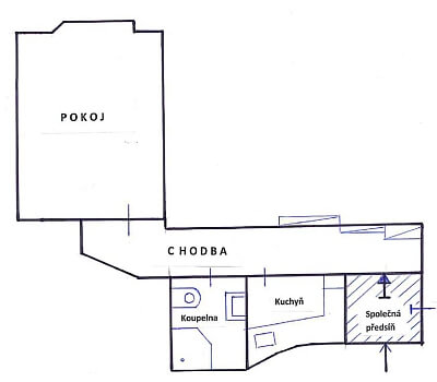 Široká, Josefov - Praha 1 | Pronájem, Byt 1+1, 37 m²