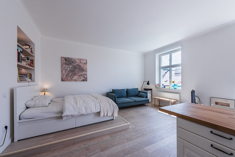 Lyčkovo náměstí, Karlín - Praha 8 | Pronájem, Byt 1+kk, 46 m²