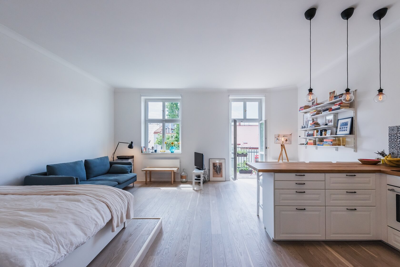 Lyčkovo náměstí, Karlín - Prague 8 | Rent, Apartment Studio (1+kk), 46 m²