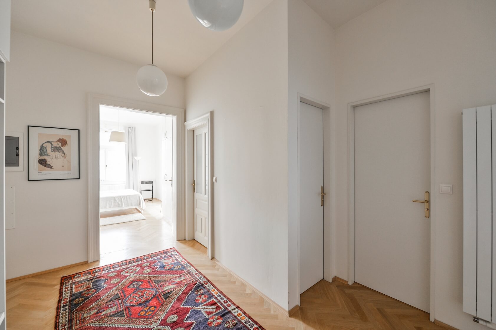 Polská, Vinohrady - Prague 2 | Rent, Apartment One-bedroom (2+1), 79 m²