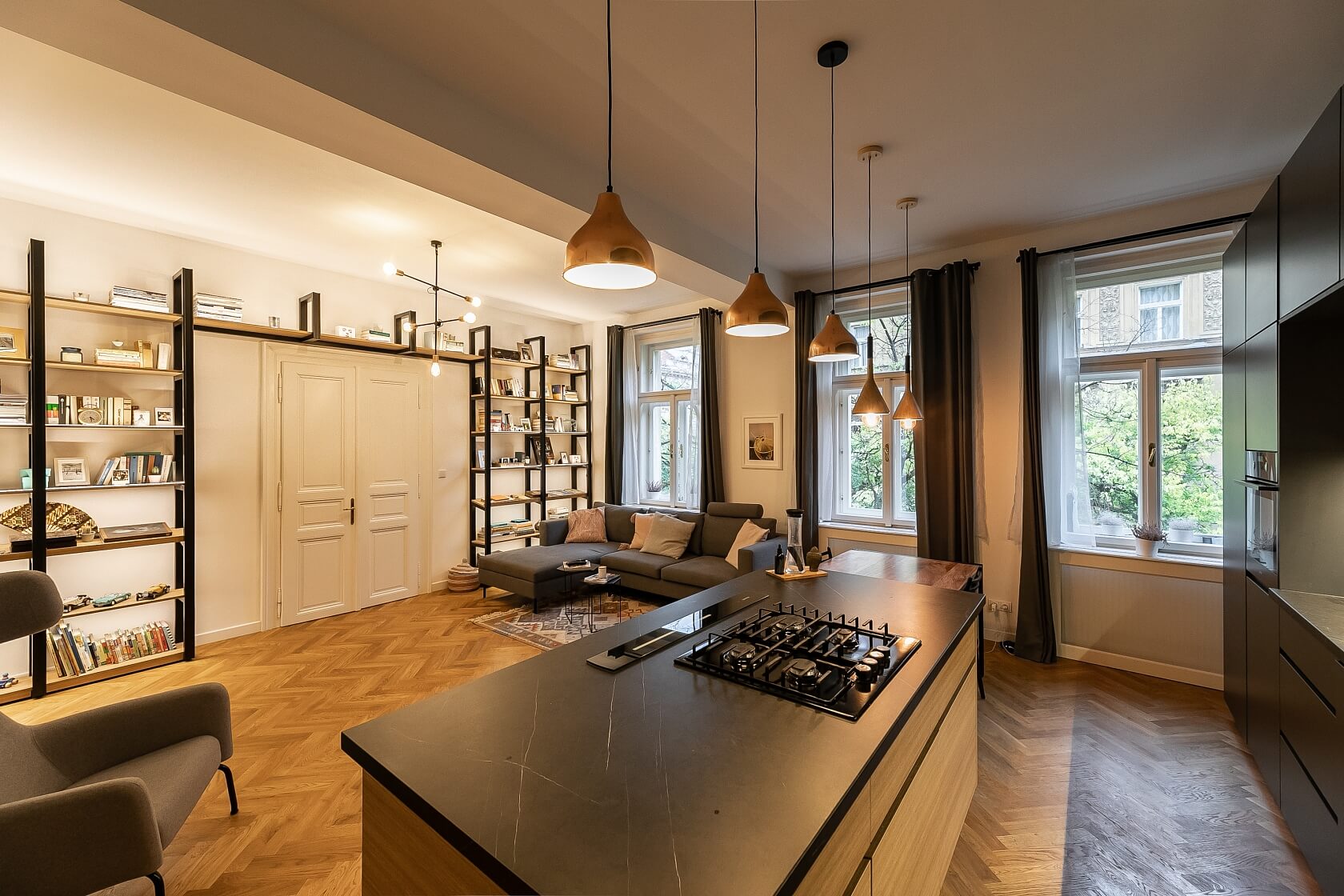 Šumavská, Vinohrady - Praha 2 | Pronájem, Byt 2+kk, 77 m²