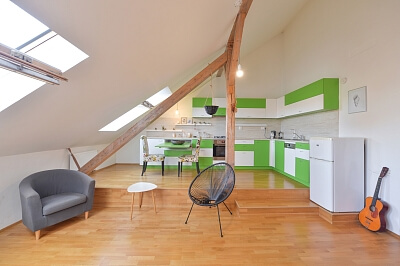 Neklanova, Vyšehrad - Prague 2 | Rent, Apartment One-bedroom (2+kk), 72 m²