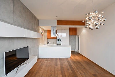 Mezitraťová, Hrdlořezy - Prague 9 | Rent, Apartment Two-bedroom (3+kk), 86 m²