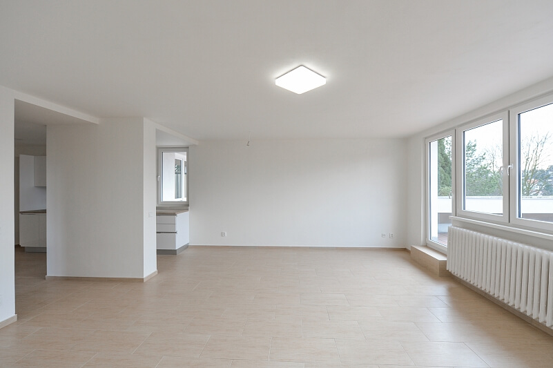 Na Vrstvách, Podolí - Prague 4 | Rent, Apartment Three-bedroom (4+kk), 189 m²