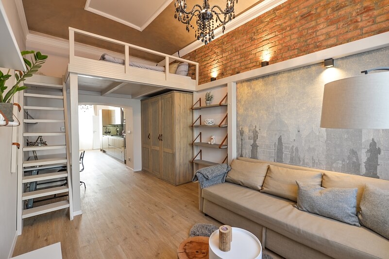 Francouzská, Vinohrady - Praha 2 | Pronájem, Byt 1+kk, 49 m²