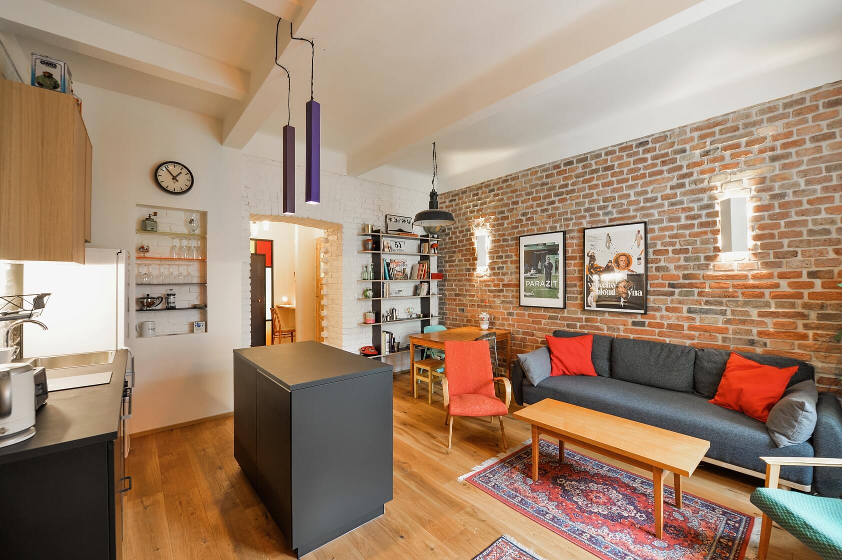 Veverkova, Holešovice - Praha 7 | Pronájem, Byt 3+kk, 51 m²