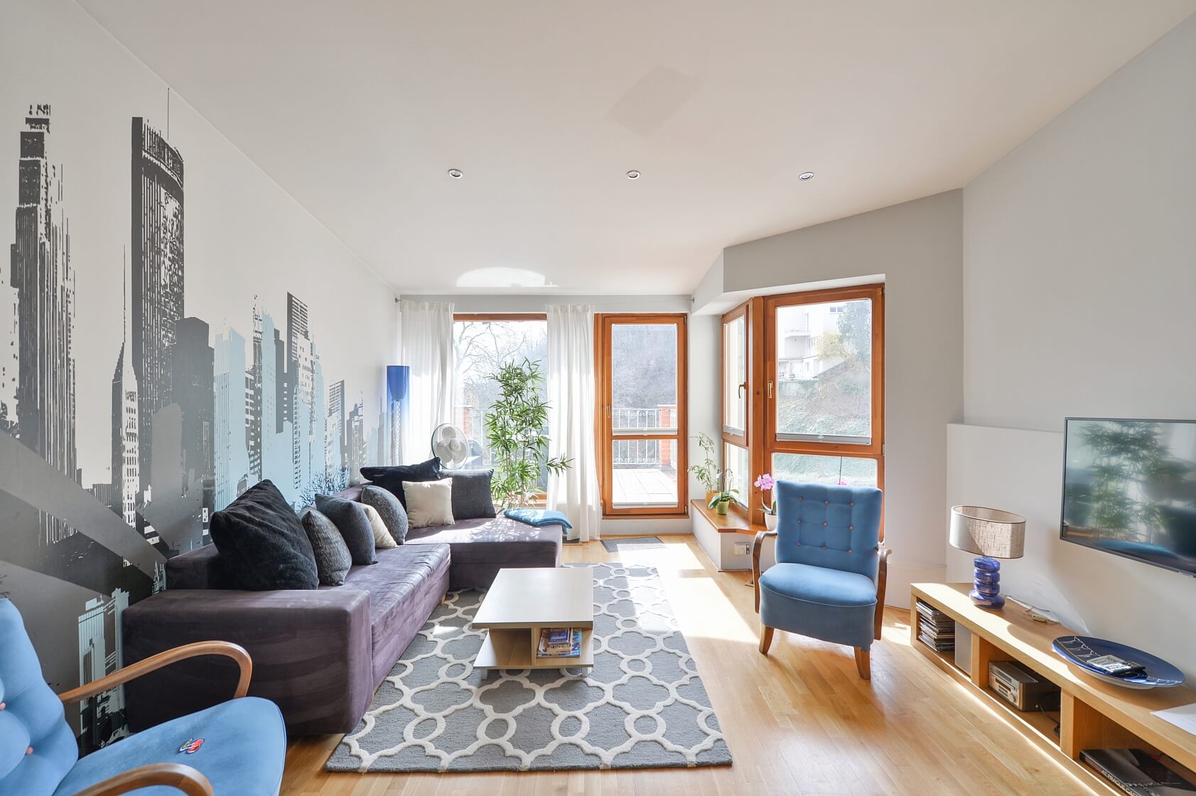 Bieblova, Smíchov - Prague 5 | Rent, Apartment One-bedroom (2+kk), 89 m²