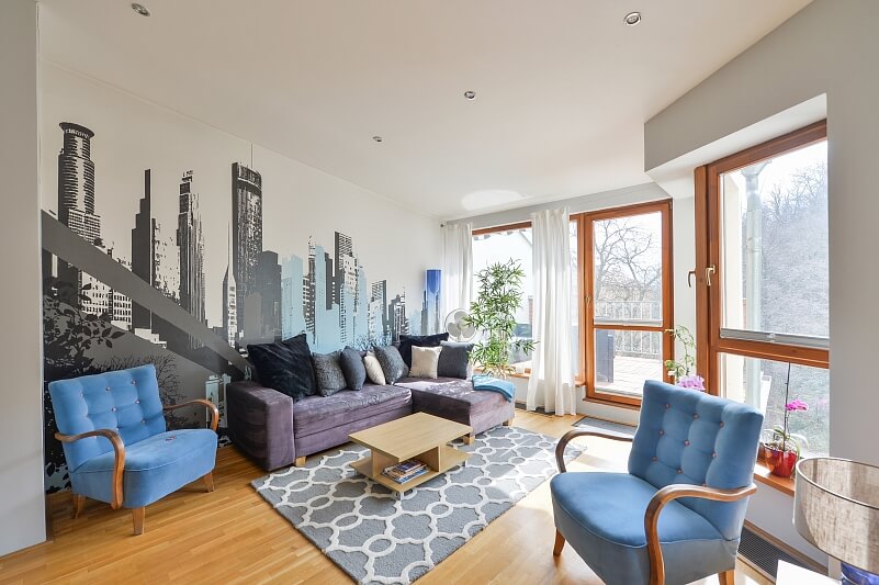 Bieblova, Smíchov - Praha 5 | Pronájem, Byt 2+kk, 89 m²