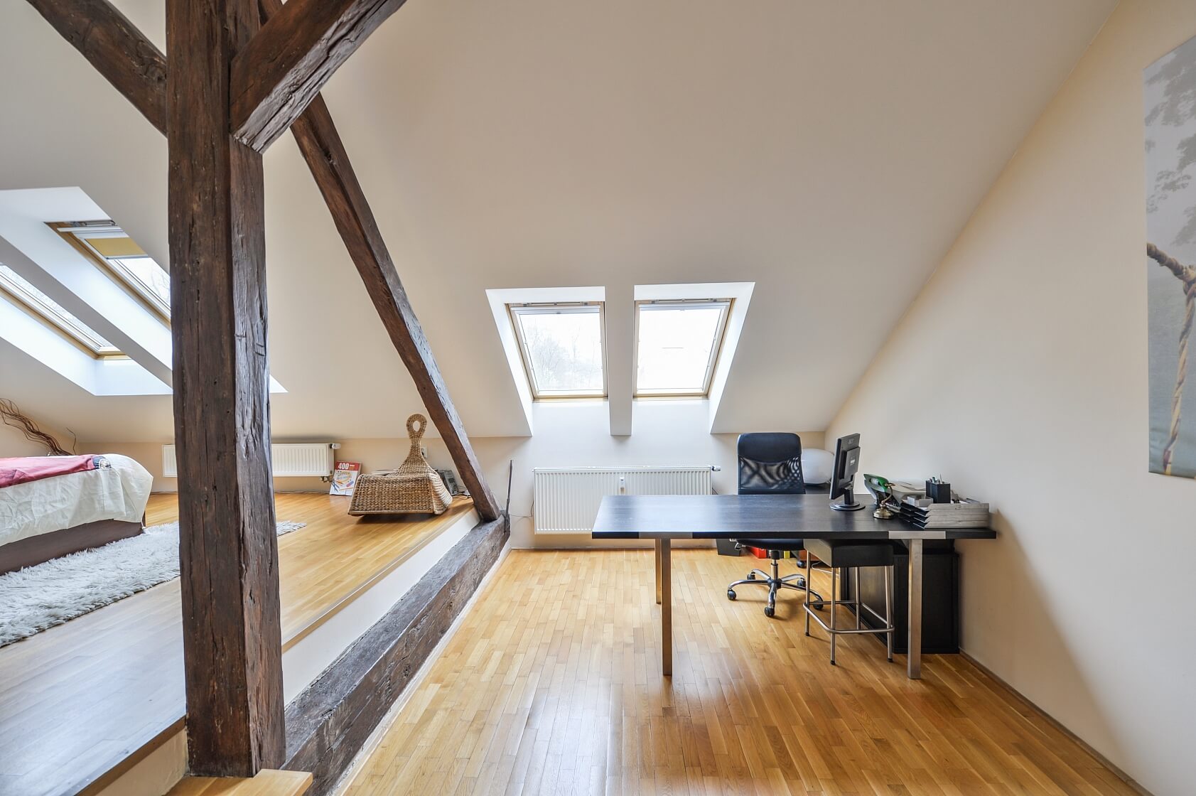 Bieblova, Smíchov - Praha 5 | Pronájem, Byt 2+kk, 89 m²