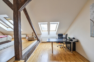 Bieblova, Smíchov - Prague 5 | Rent, Apartment One-bedroom (2+kk), 89 m²