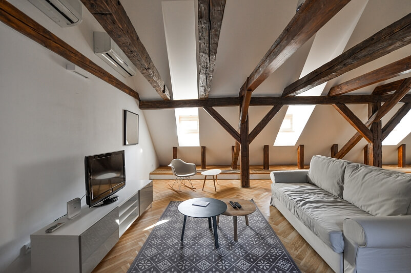 Thunovská, Malá Strana - Prague 1 | Rent, Apartment One-bedroom (2+kk), 118 m²