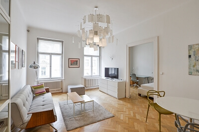Anny Letenské, Vinohrady - Prague 2 | Rent, Apartment One-bedroom (2+1), 80 m²